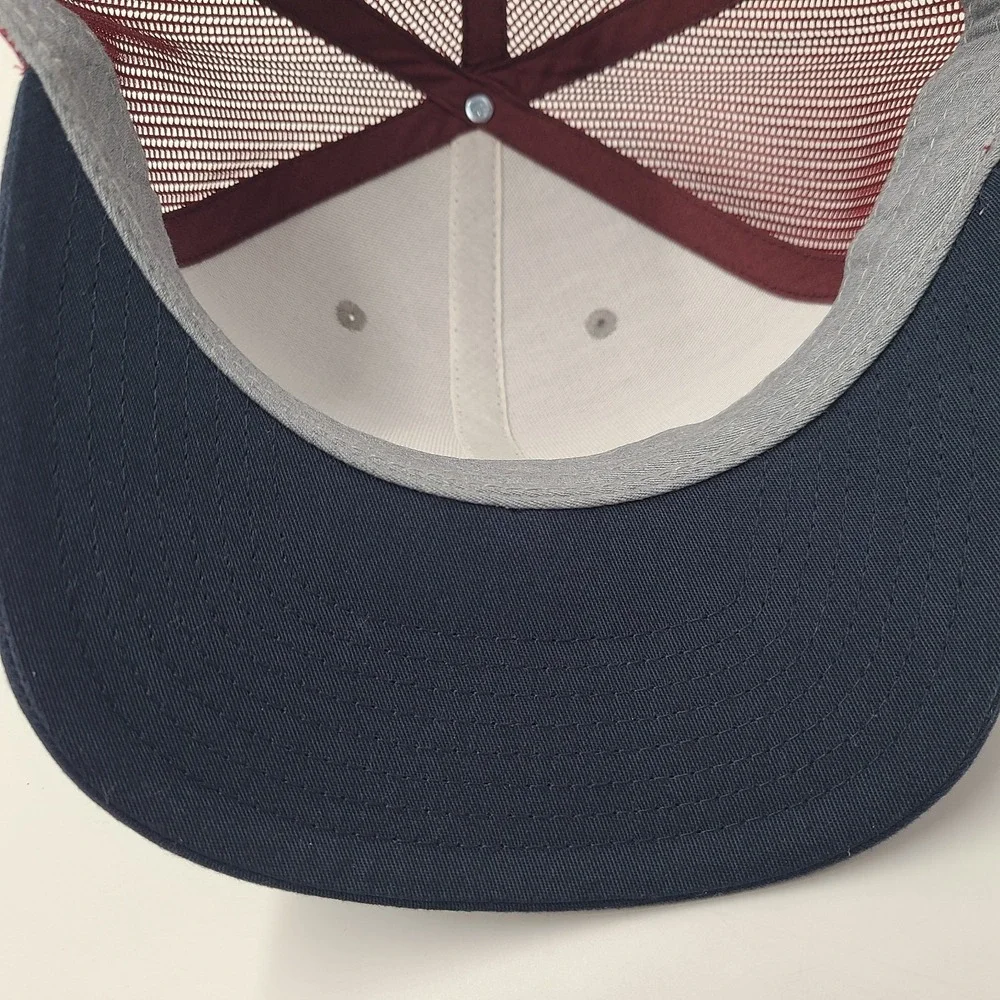 Shield Republic Hat Trust The Government Snapback Trucker Mesh Gray Blue Red Men